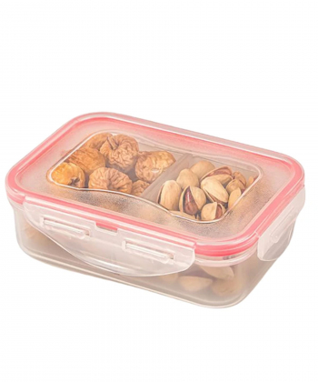 ظرف فریزری مستطیل دو خانه لیمون Limon کد 77235