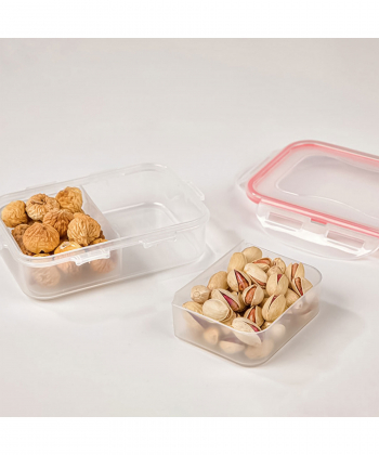 ظرف فریزری مستطیل دو خانه لیمون Limon کد 77235