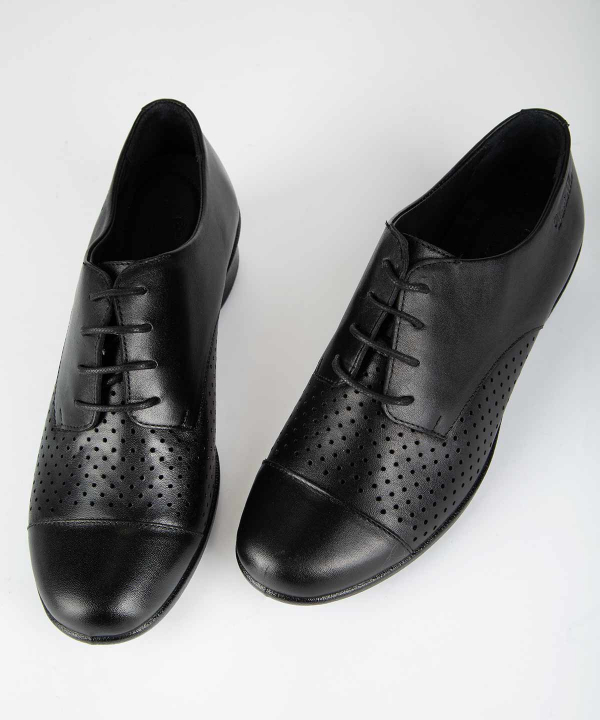 کفش راحتی زنانه چرم دنیلی Daniellee مدل Artenus Derby Perforated