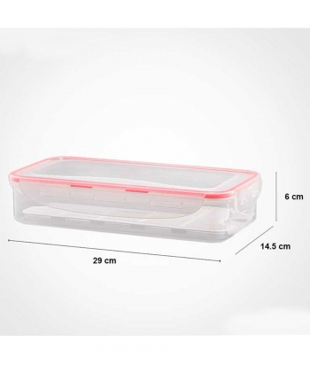 ظرف فریزری مستطیل 1/8 لیتری لیمون Limon کد 81635