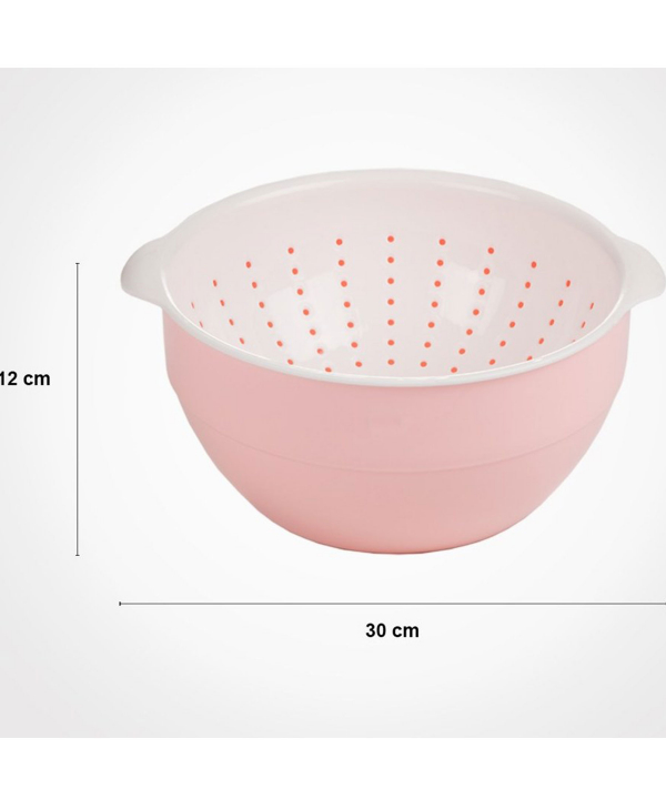 ست کاسه و آبکش گرد 3 سایز لیمون Limon کد 206607