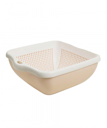 ست کاسه و آبکش 4 گوش 3 سایز لیمون Limon کد 206707