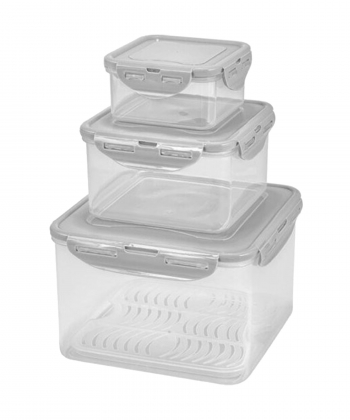 سرویس فریزری مستطیل 6 پارچه لیمون Limon کد 23635