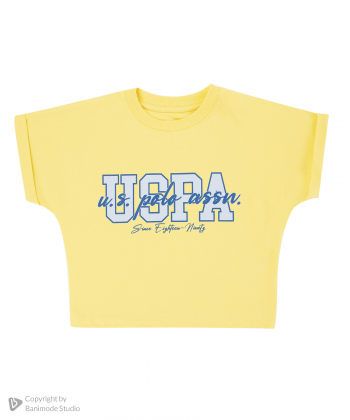 کراپ و شلوار دخترانه یو اس پولو کیدز US Polo Kids کد 2612C4