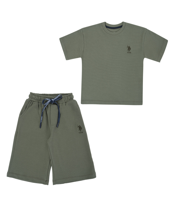 تیشرت و شلوارک بچگانه یو اس پولو کیدز US Polo Kids کد 2612C1