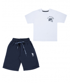 تیشرت و شلوارک پسرانه یو اس پولو کیدز US Polo Kids کد 2612C3