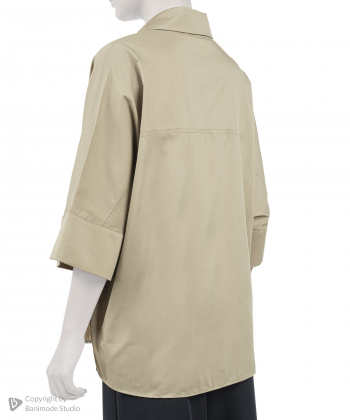 مانتو لینن زنانه سوپردرای Superdry مدل W13S53302T