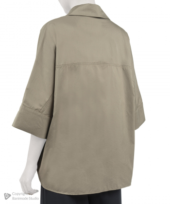 مانتو لینن زنانه سوپردرای Superdry مدل W13S53302T