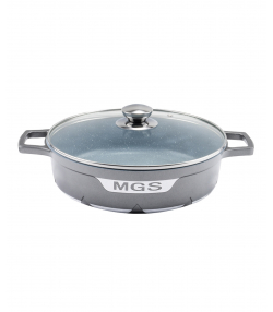تابه گرانیت دودسته سایز28ام جی اس MGS طرح جرمنیC