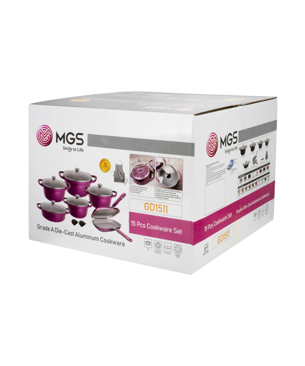 سرویس قابلمه 15 پارچه گرانیت ام جی اس MGS طرح جرمنیD
