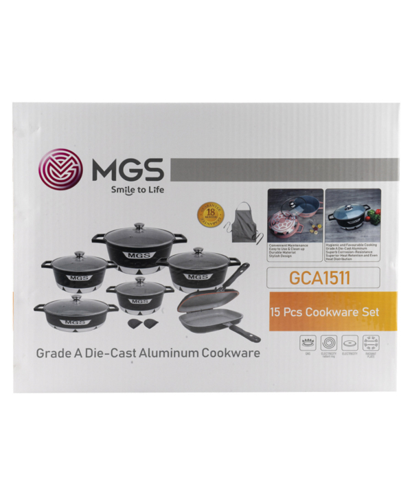 سرویس قابلمه 15 پارچه گرانیت ام جی اس MGS طرح جرمنیC