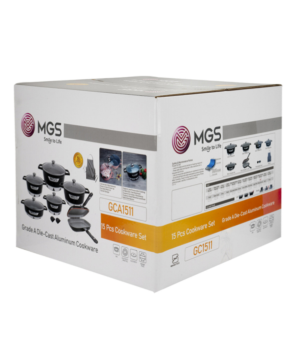 سرویس قابلمه 15 پارچه گرانیت ام جی اس MGS طرح جرمنیC