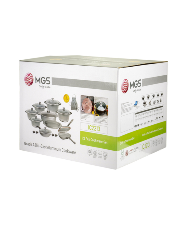 سرویس قابلمه 22 پارچه گرانیت ام جی اس MGS طرح ایتالیا C