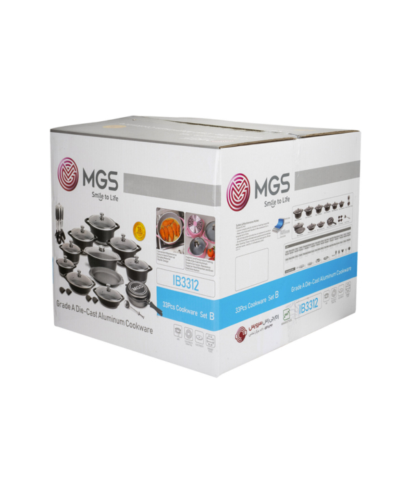 سرویس قابلمه 33 پارچه گرانیت ام جی اس MGS طرح ایتالیا B