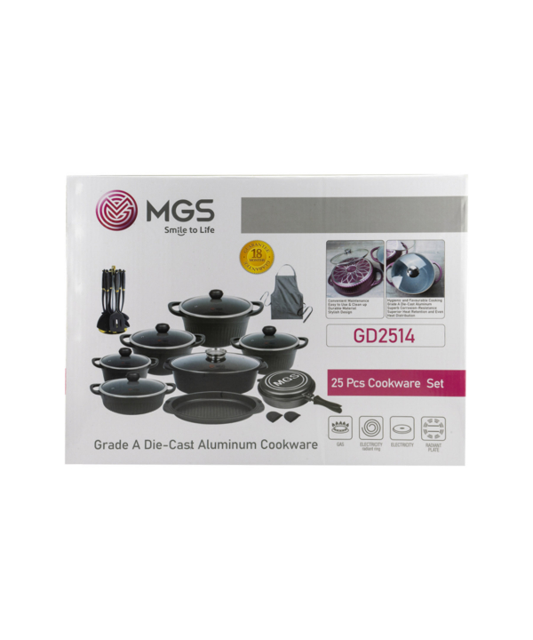 سرویس قابلمه 25 پارچه گرانیت ام جی اس MGS طرح جرمنی D