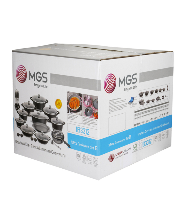 سرویس قابلمه 33 پارچه گرانیت ام جی اس MGS طرح ایتالیا B