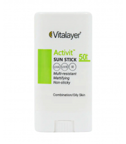 ضدآفتاب استیکی اکتیویت ویتالیر Vitalayer وزن 15 گرم