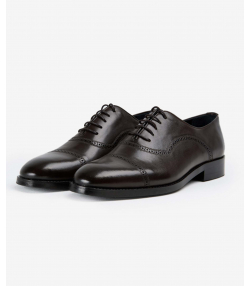 کفش مردانه چرم طبیعی چرم مشهد Mashad Leather مدل J6332