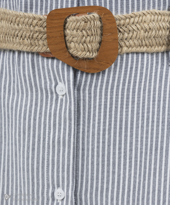 پیراهن نخی زنانه سه دو مدل 5SW18NT0911