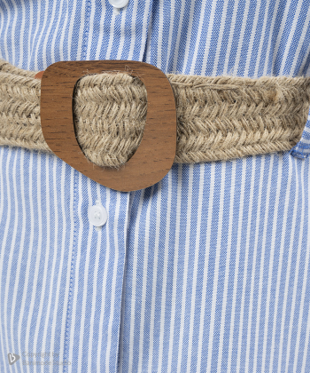 پیراهن نخی زنانه سه دو مدل 5SW18NT0911