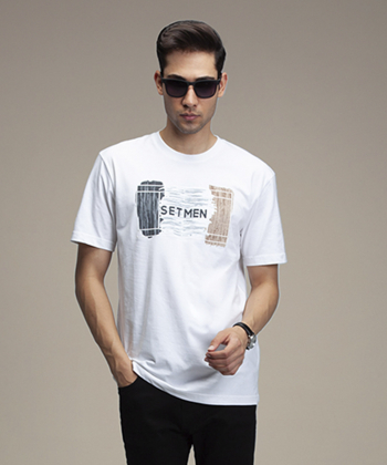 تیشرت آستین کوتاه مردانه ست من مدل AM-SET-TG165