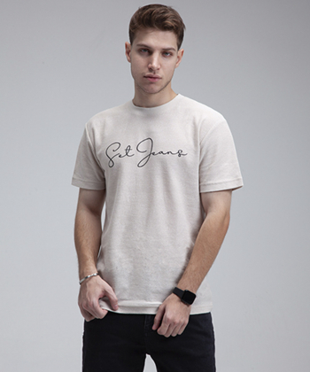 تیشرت آستین کوتاه مردانه ست من مدل TG172