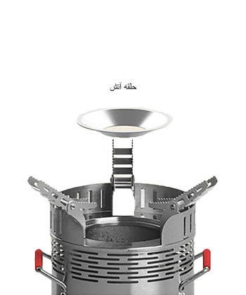 اجاق هیزمی فن دار کمپینگ اسنوهاک Snow Hawk مدل SN-Q16