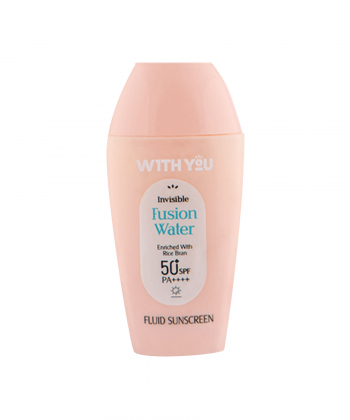 ضد آفتاب فلوئید بی رنگ با SPF 50 ویت یو With You حجم 60 میل