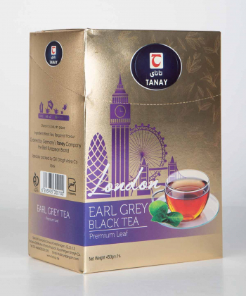 چای سیاه معطر ارل گری تانای Tanay وزن 450 گرم