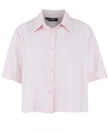 شومیز نخی آستین کوتاه زنانه سوپردرای مدل W13S55401C