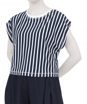 تیشرت آستین کوتاه نخی زنانه سرژه مدل 203591