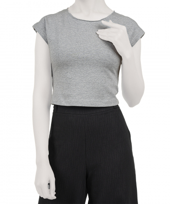 تیشرت آستین کوتاه نخی زنانه سرژه مدل 203596