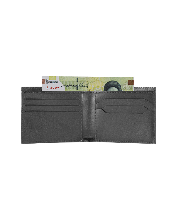 کیف پول چرم طبیعی مردانه نوین چرم مدل PE2658
