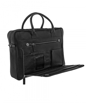 کیف اداری چرم طبیعی نوین چرم Novin Leather مدل آبریل
