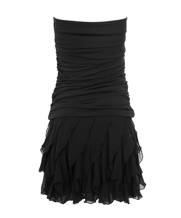 پیراهن کوتاه مشکی زنانه ورو مدا Vero Moda مدل Haiti Romance