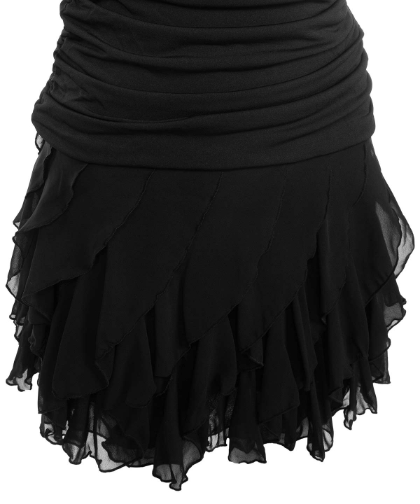 پیراهن کوتاه مشکی زنانه ورو مدا Vero Moda مدل Haiti Romance
