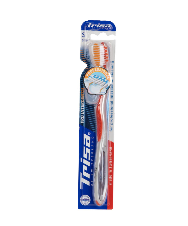 مسواک با برس نرم تریزا Trisa مدل Pro Interdental