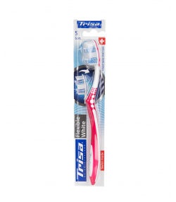 مسواک با برس نرم تریزا Trisa مدل Flexible White