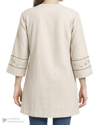 مانتو کژوال کوتاه زنانه مانگ مدل 7643041039