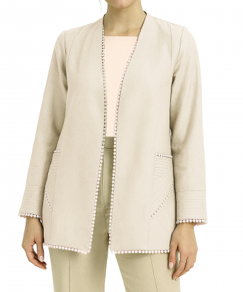 مانتو کژوال کوتاه زنانه مانگ مدل 7646033120