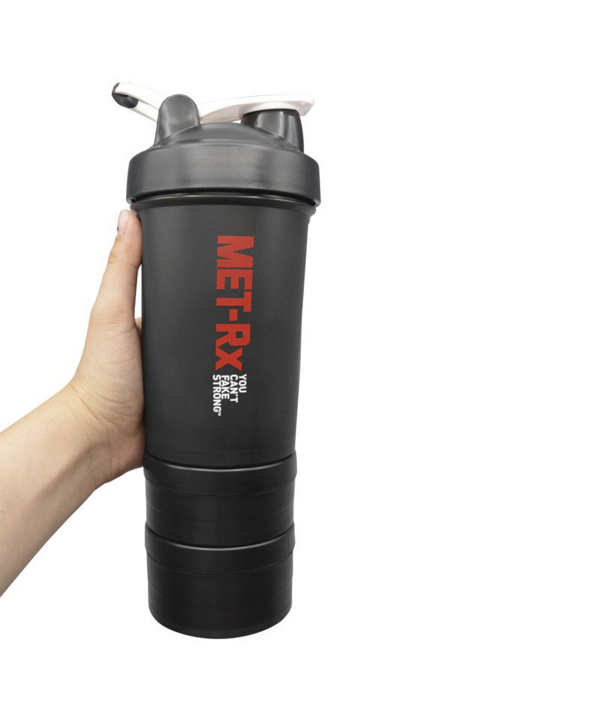 شیکر سه تکه ورزشی متریکس گیشا اسپرت Gishasport مدل STRONG-1408 ظرفیت 0.5 لیتر