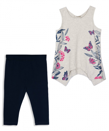 ست تاپ و شلوار دخترانه پیانو Piano