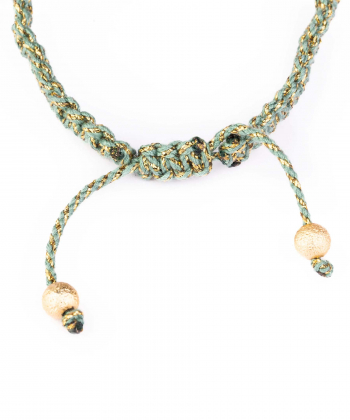 دستبند الون مدل میکس بافت فیروزه آفریقایی آیلا