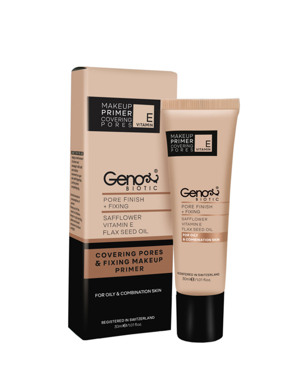 پرایمر صورت پوست چرب ژنوبایوتیک Geno Biotic حجم 50 میلی‌لیتر