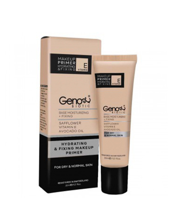 پرایمر صورت پوست خشک ژنوبایوتیک Geno Biotic حجم 50 میلی‌لیتر