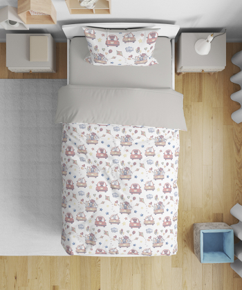 سرویس لحاف بچگانه یک نفره چهار تکه دستر Dasther کد 2114159999120