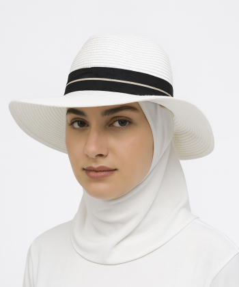 کلاه ساحلی زنانه ساتین مدل M82DG