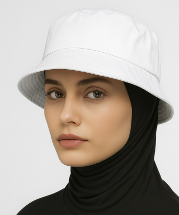 کلاه باکت زنانه ساتین مدل U80CB