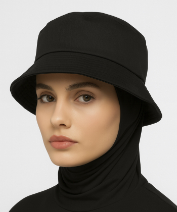 کلاه باکت زنانه ساتین مدل U80CB