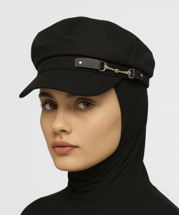 کلاه کپ زنانه ساتین مدل W85EB